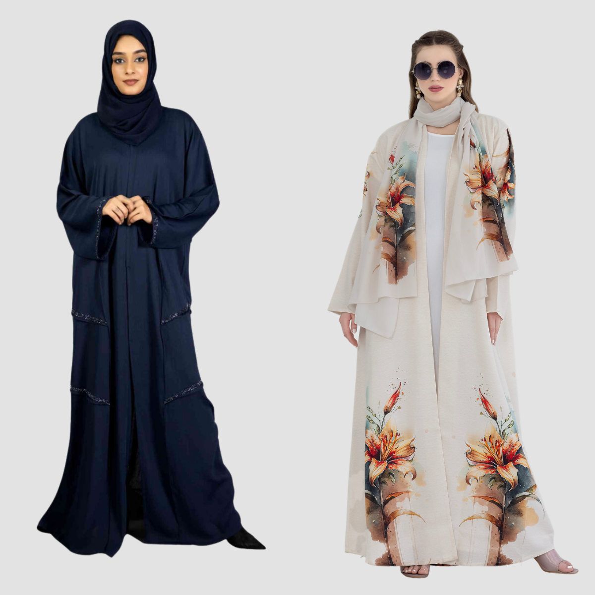 The culture of the abaya: From traditional cloaks to fashionable attire.